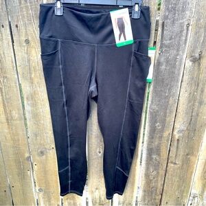 NWT Marika Sport Black Embossed Camo Leggings Sz. XL